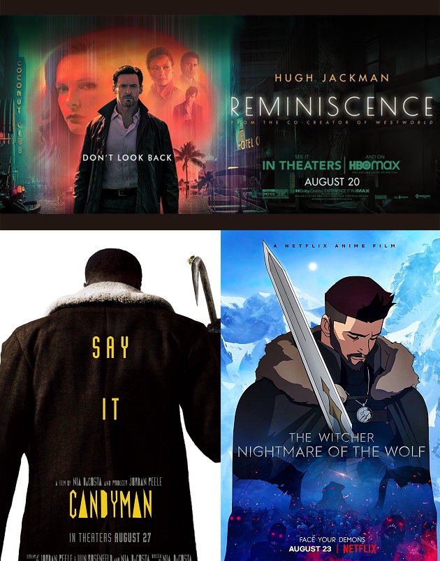 What Should I Watch Episode 10 - Reminiscence, Candyman, The Witcher: Nightmare of the Wolf Poster