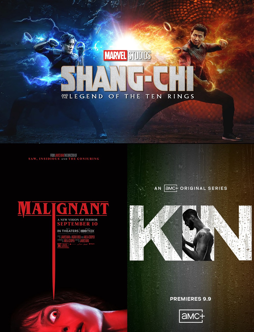 Episode 012 – Shang Chi and the Legend of the 12 Rings, Kin, Malignant