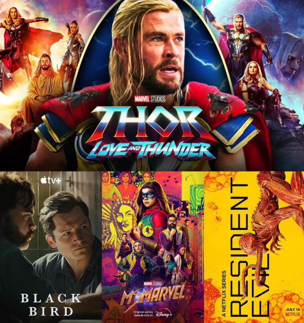 Episode 39 – Thor: Love and Thunder, Black bird, Resident Evil, Ms. Marvel